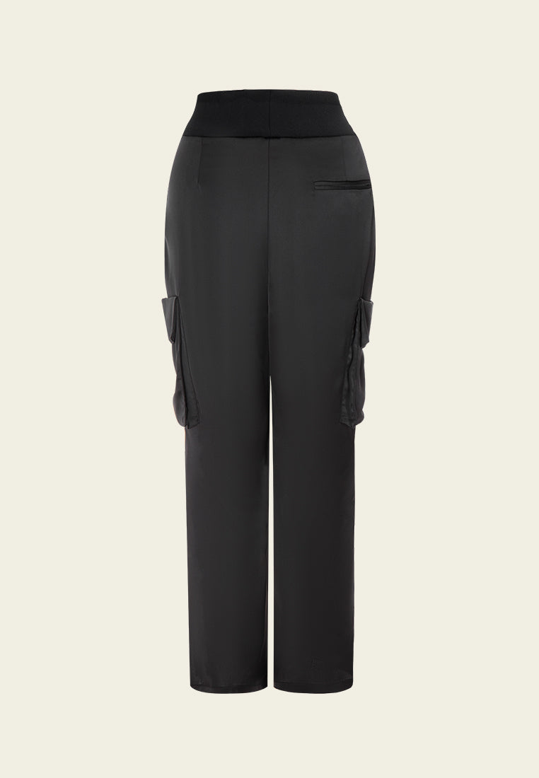 Patch-pocket Exposed-seam Trousers