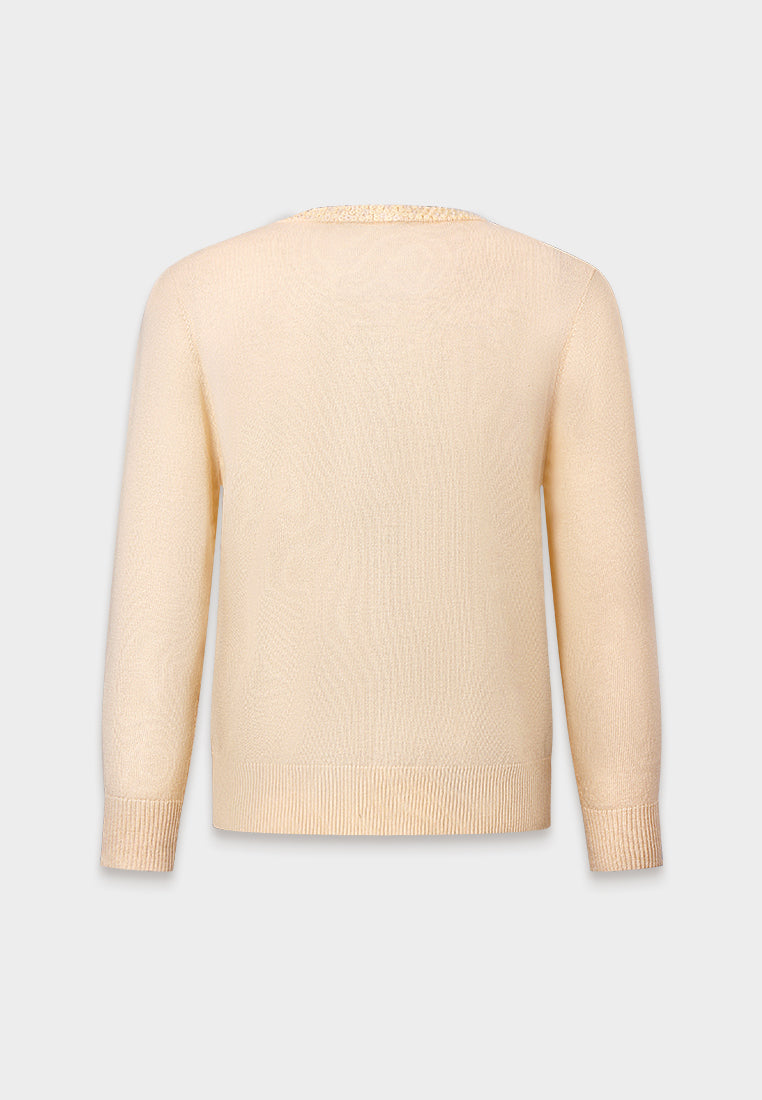 Champagne Jardin Orné Cardigan