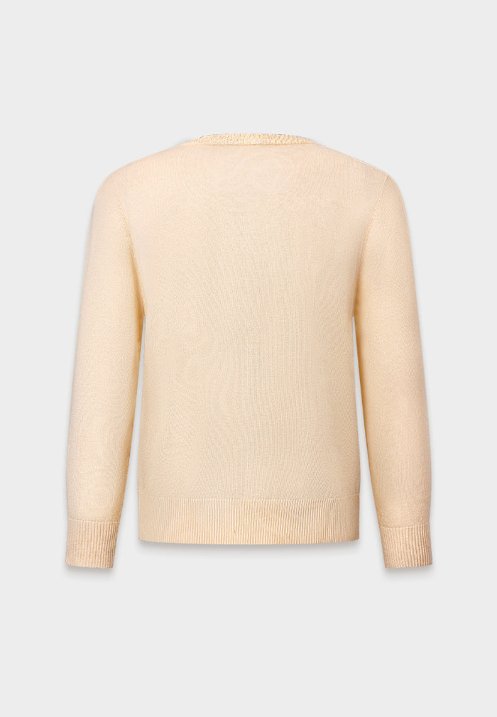Champagne Jardin Orné Cardigan