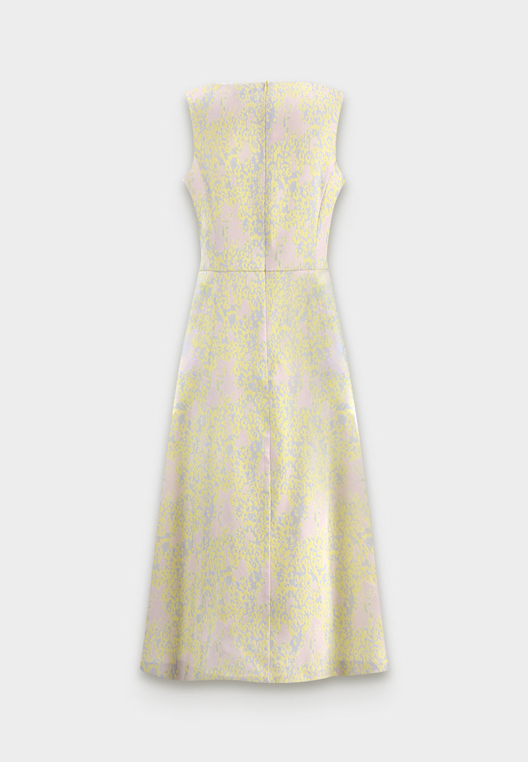 Pastel Abstract Bloom Dress