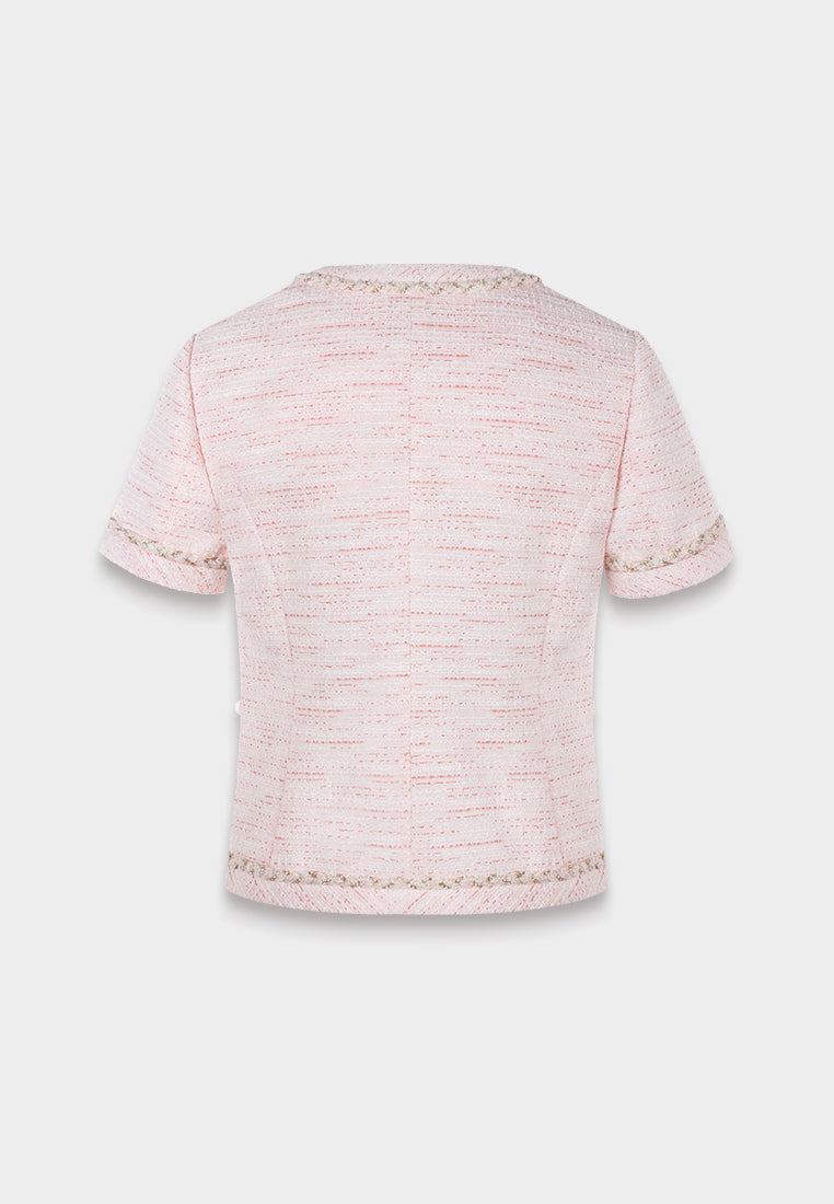 Rose Parisian Tweed Jacket