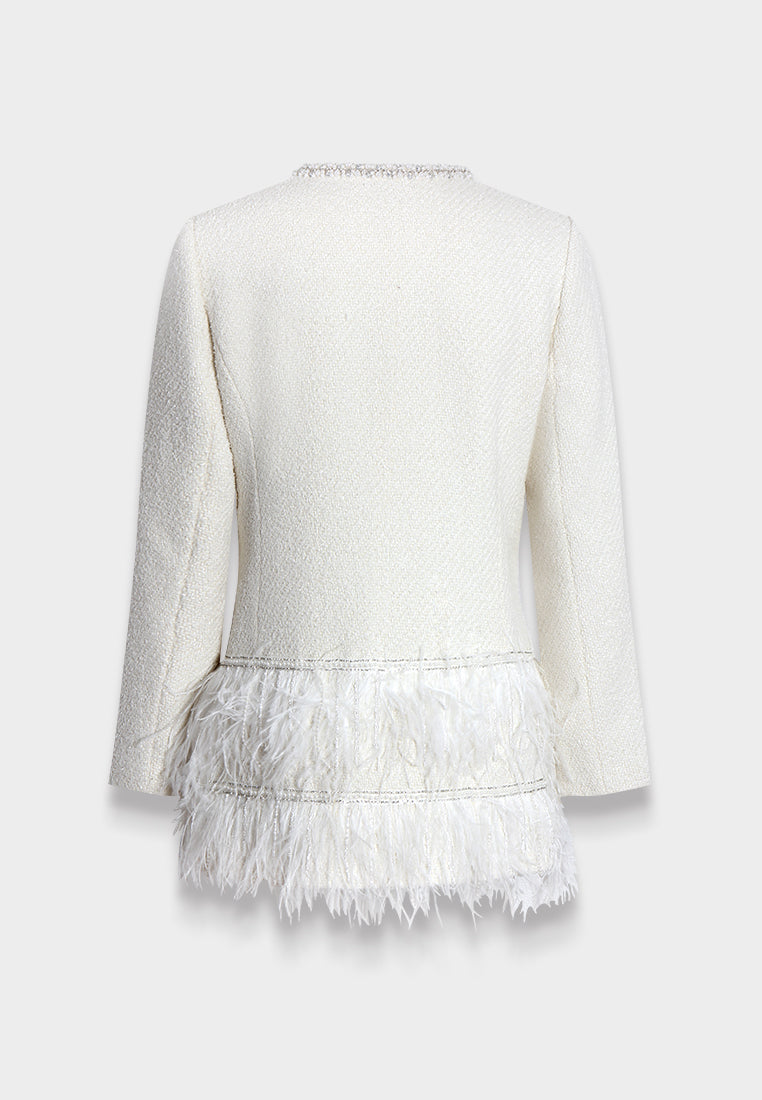 Plume Bijou Feather Jacket