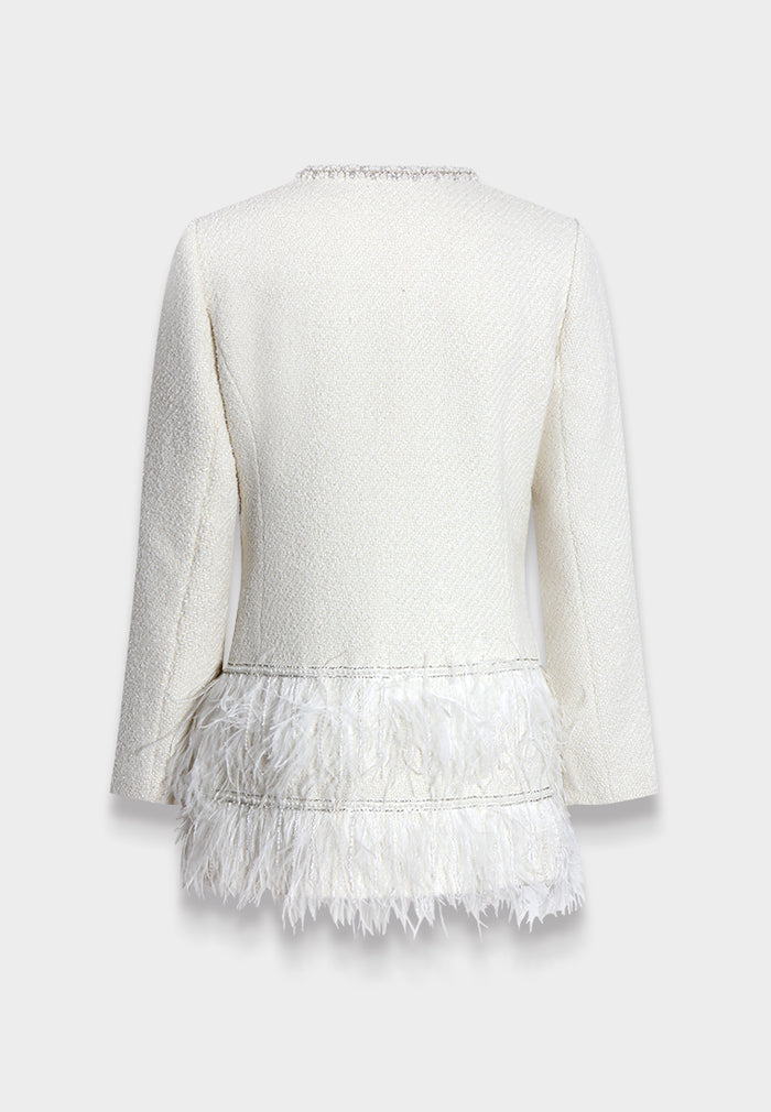 Plume Bijou Feather Jacket