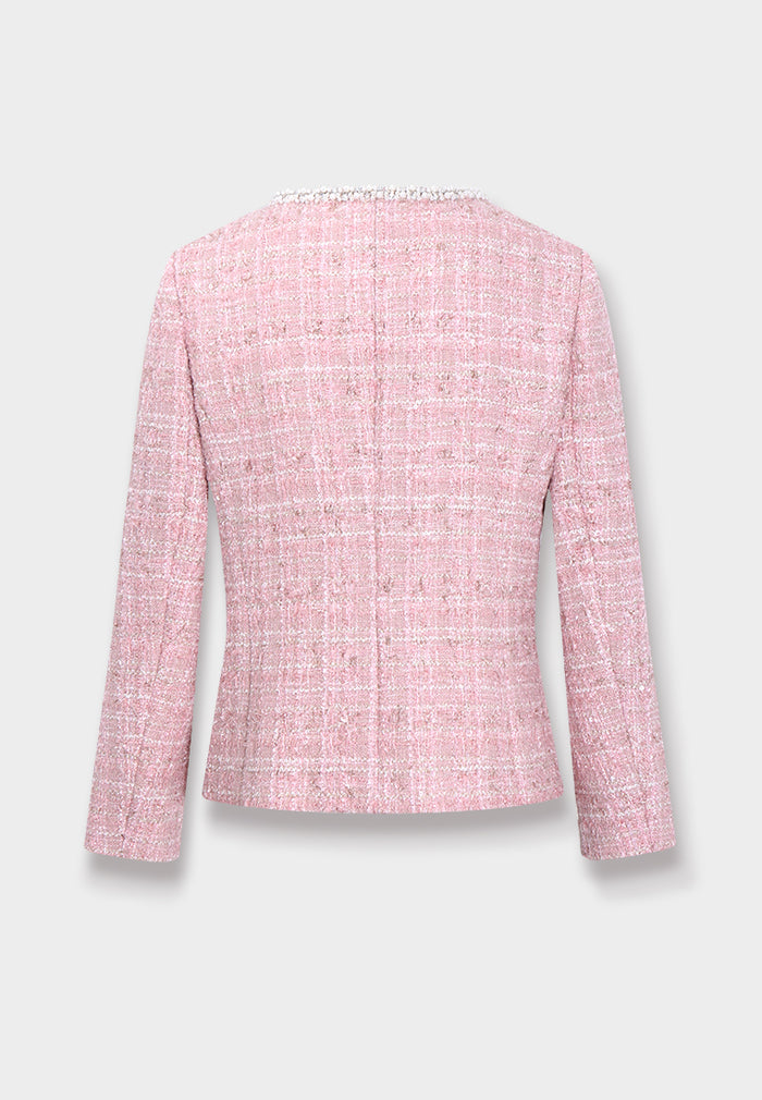 Rose Bijou Tweed Jacket