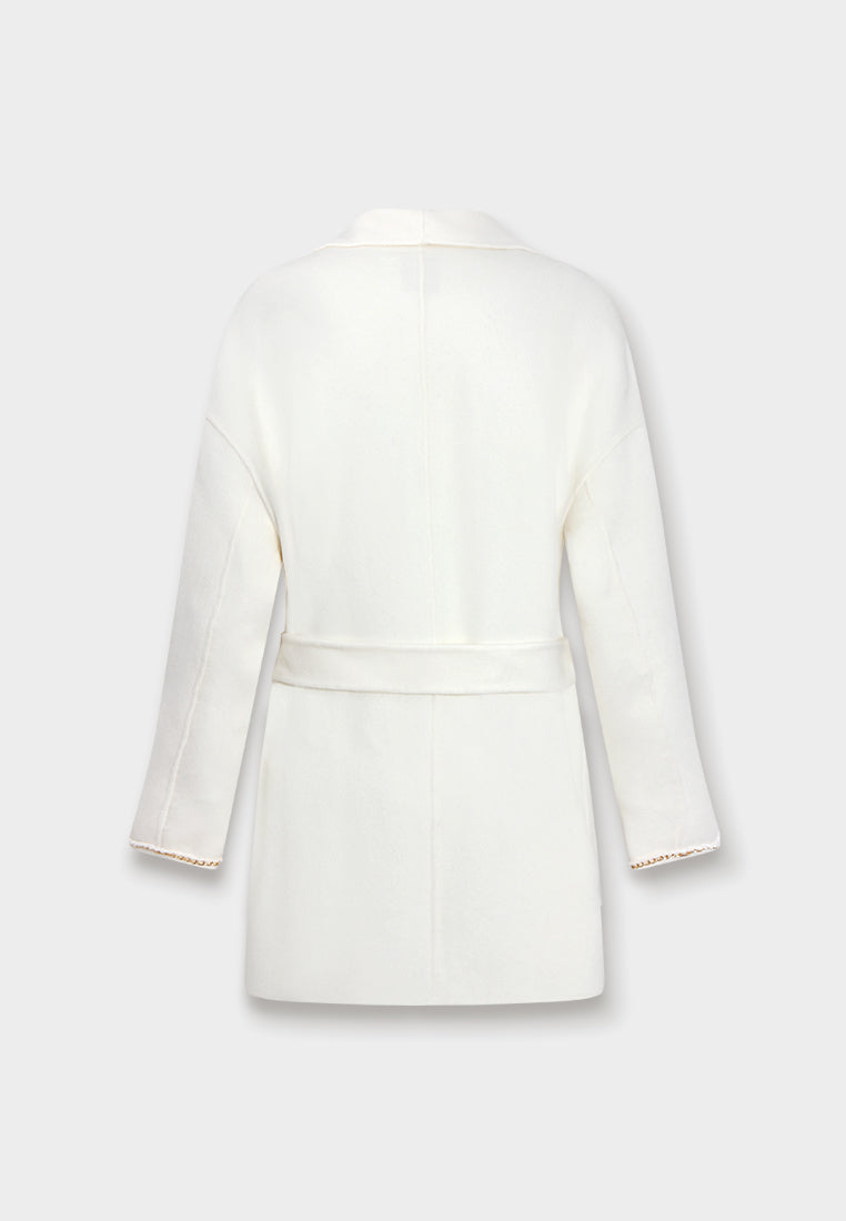 Gilded Chain Wool Robe