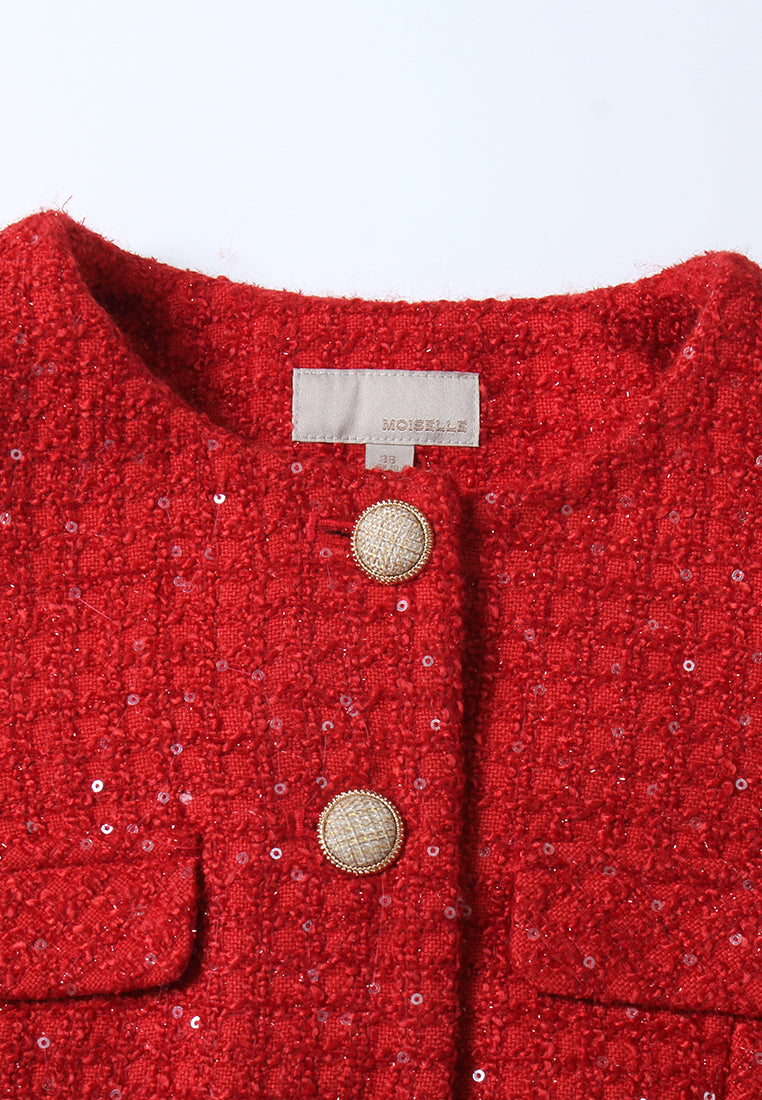 Rouge Bijou Tweed Dress
