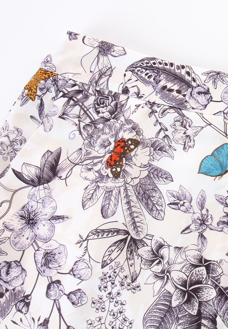 Bluejay Garden Print Pants