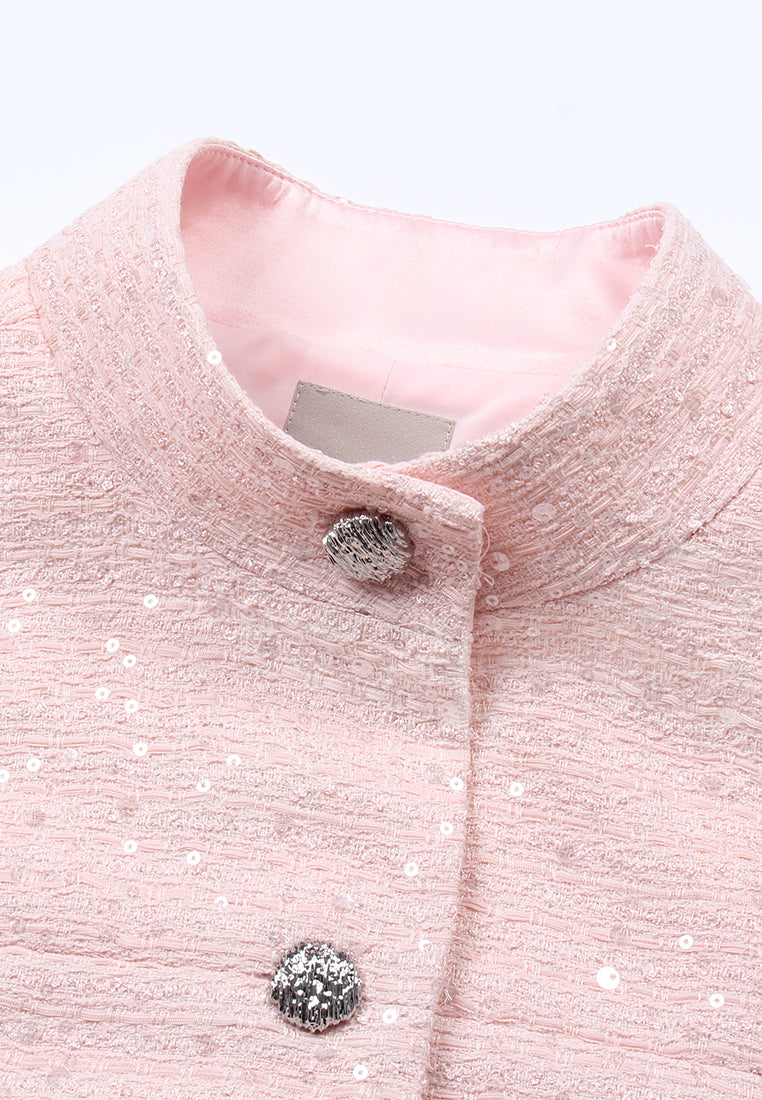 Rose Éclat Sequined Jacket