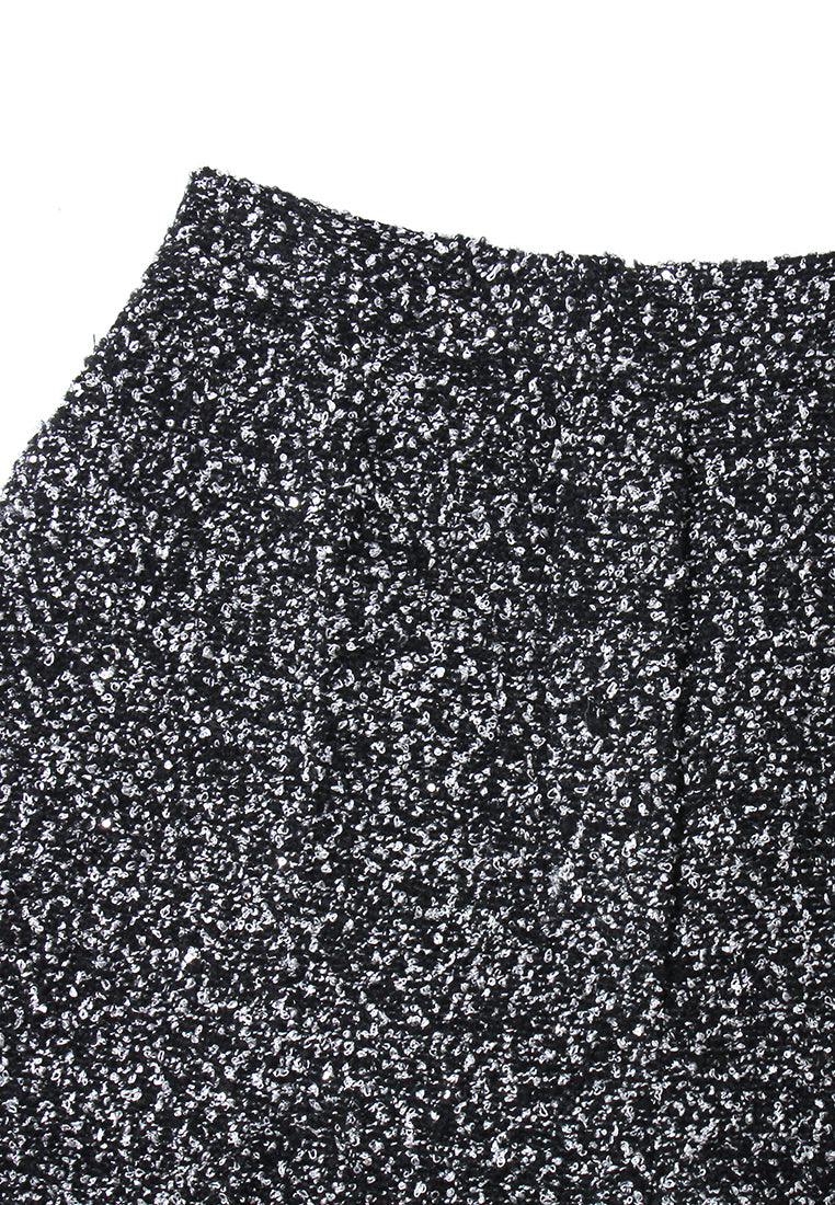 Speckle Knit Bermuda Shorts