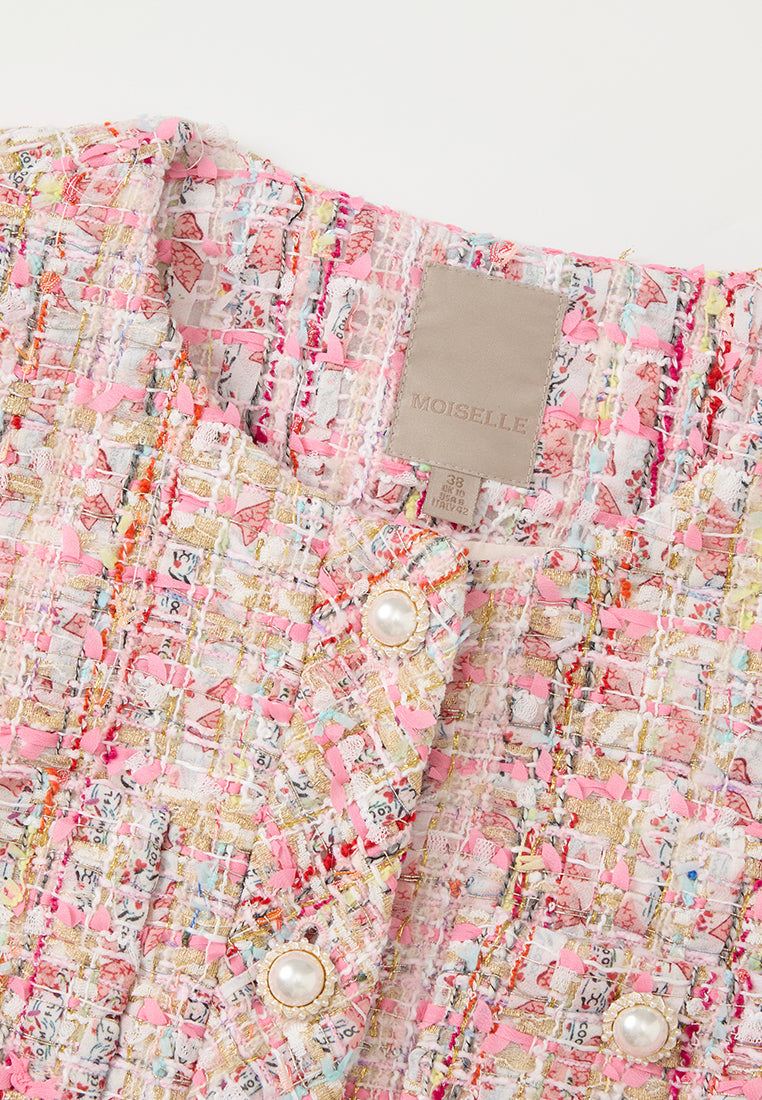 Mixed-media Woven Jacket