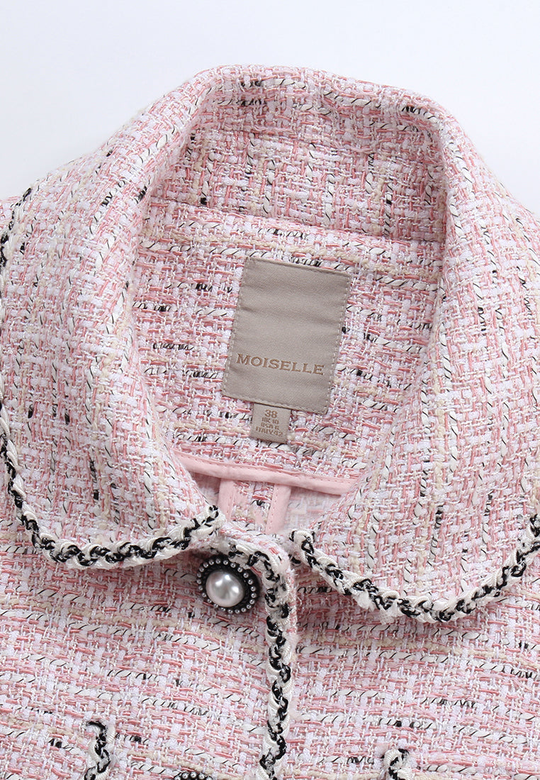 Rose Pearl Tweed Jacket