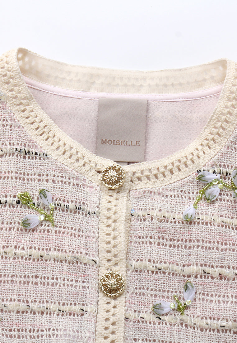 Meadow Blossom Elegance Tweed Jacket