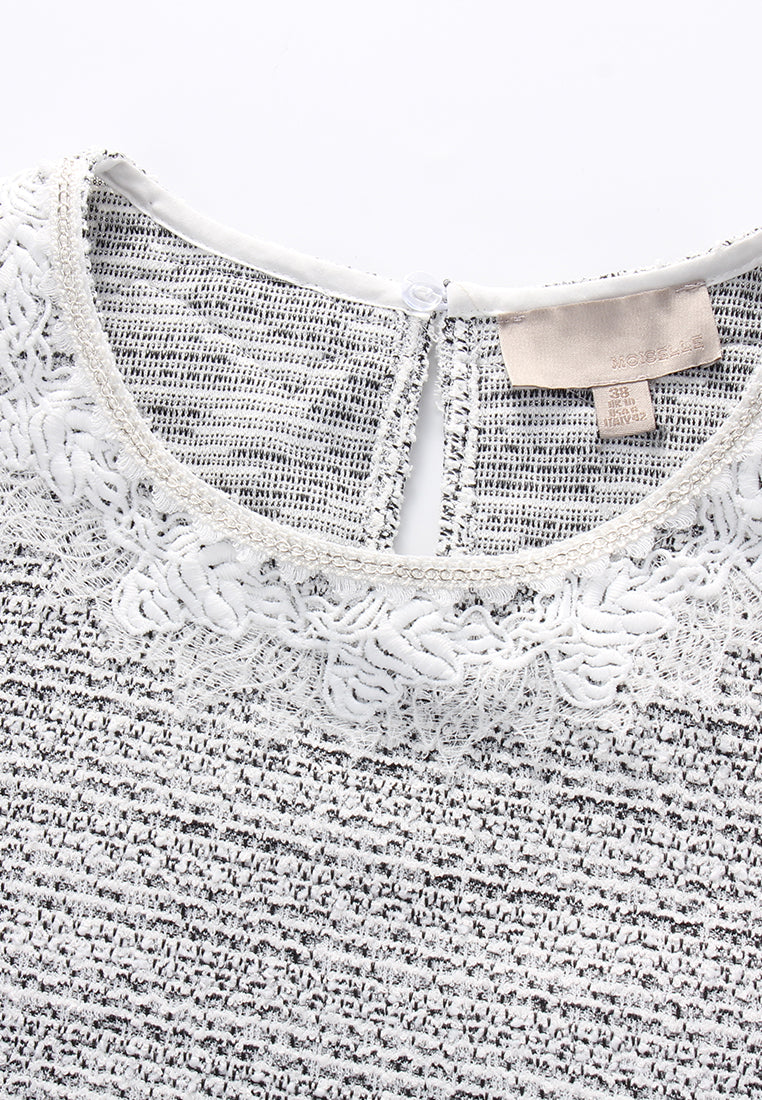 Knit Lace Trimmed Heritage Top