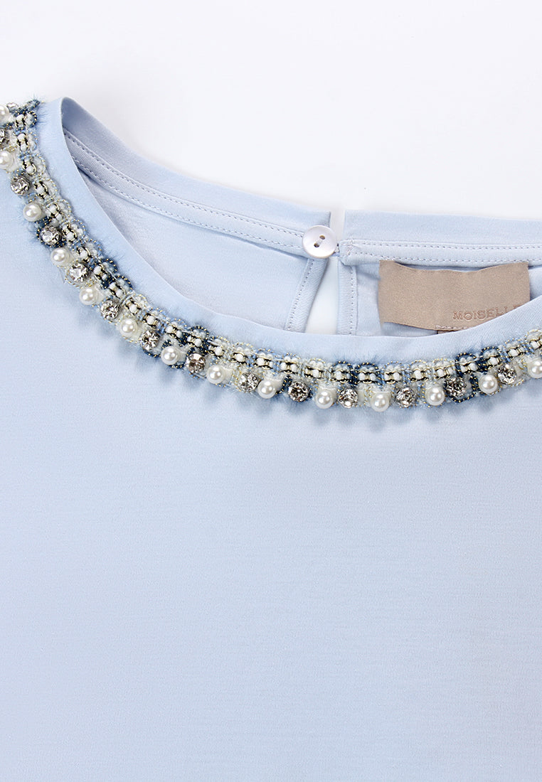 Éclat Pearl Embellished Top