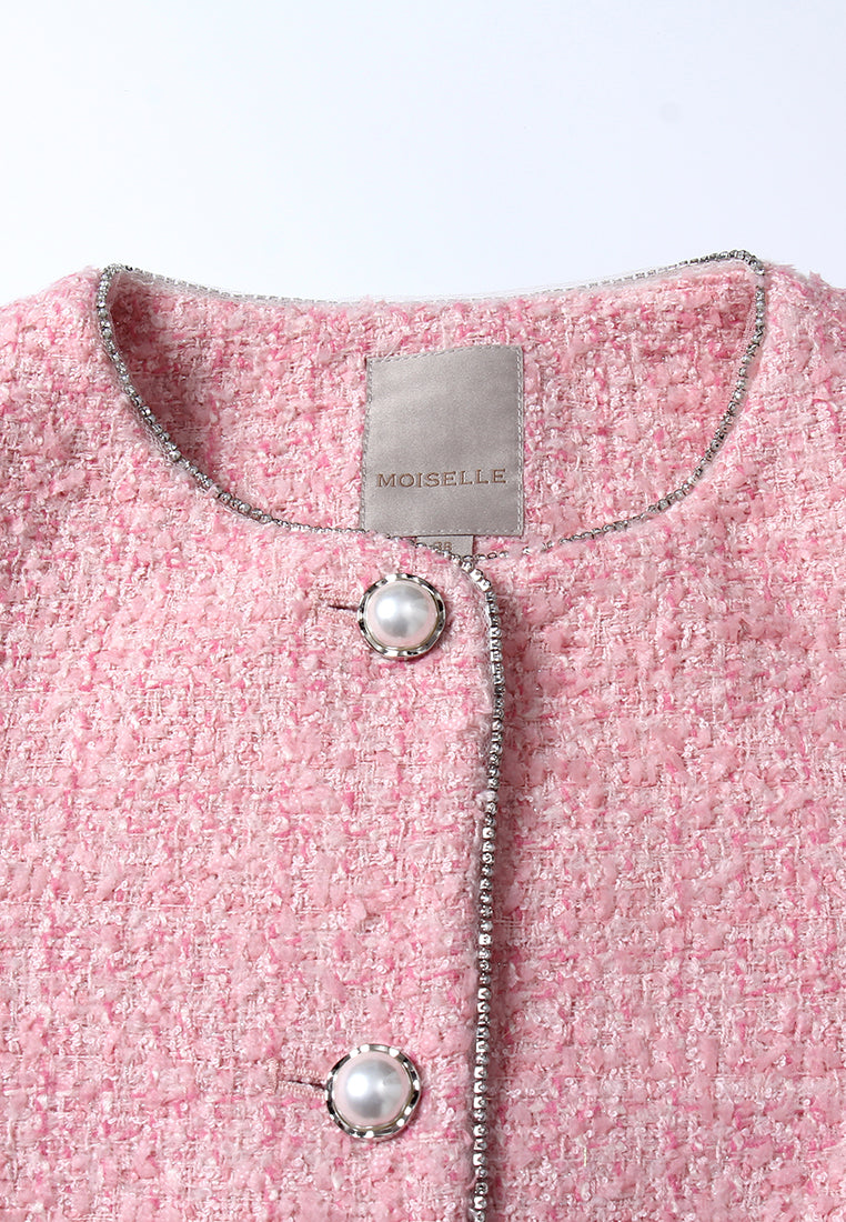 Rose Perle Tweed Jacket