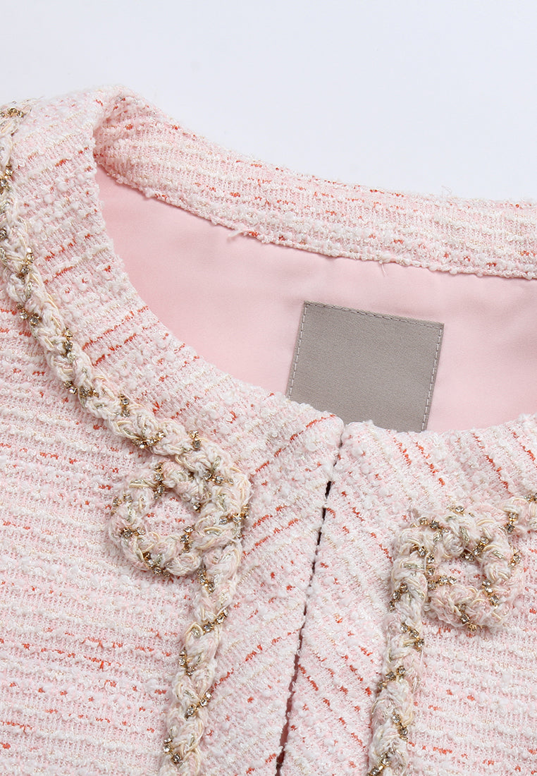 Rose Parisian Tweed Jacket