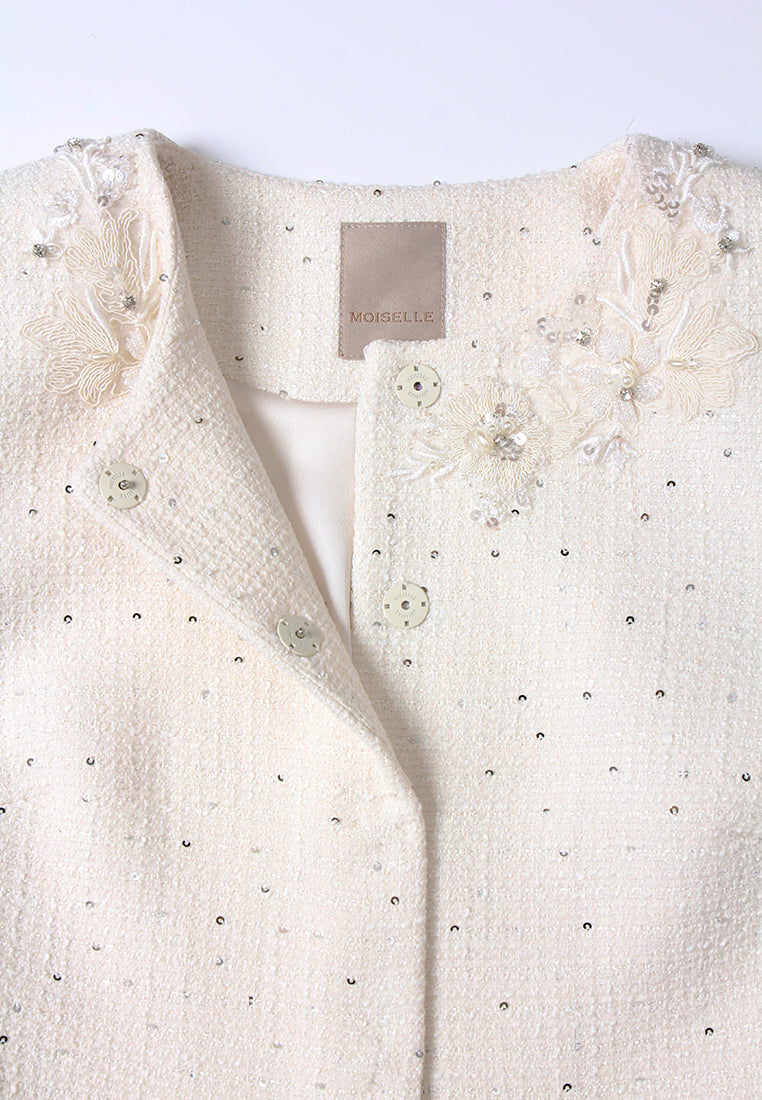 Embellished Appliqué Jacket