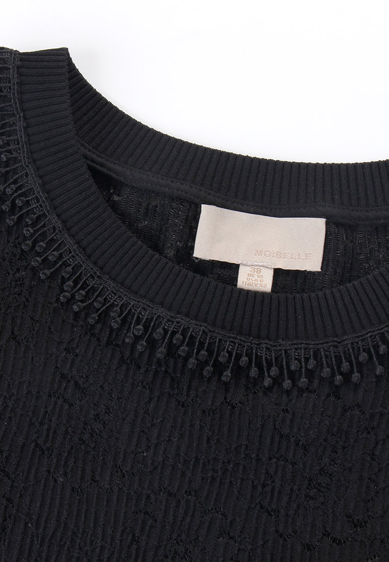 Fleur Stretched Ribbed Top