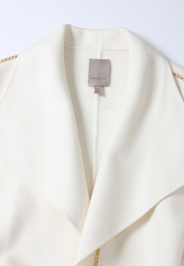 Gilded Chain Wool Robe