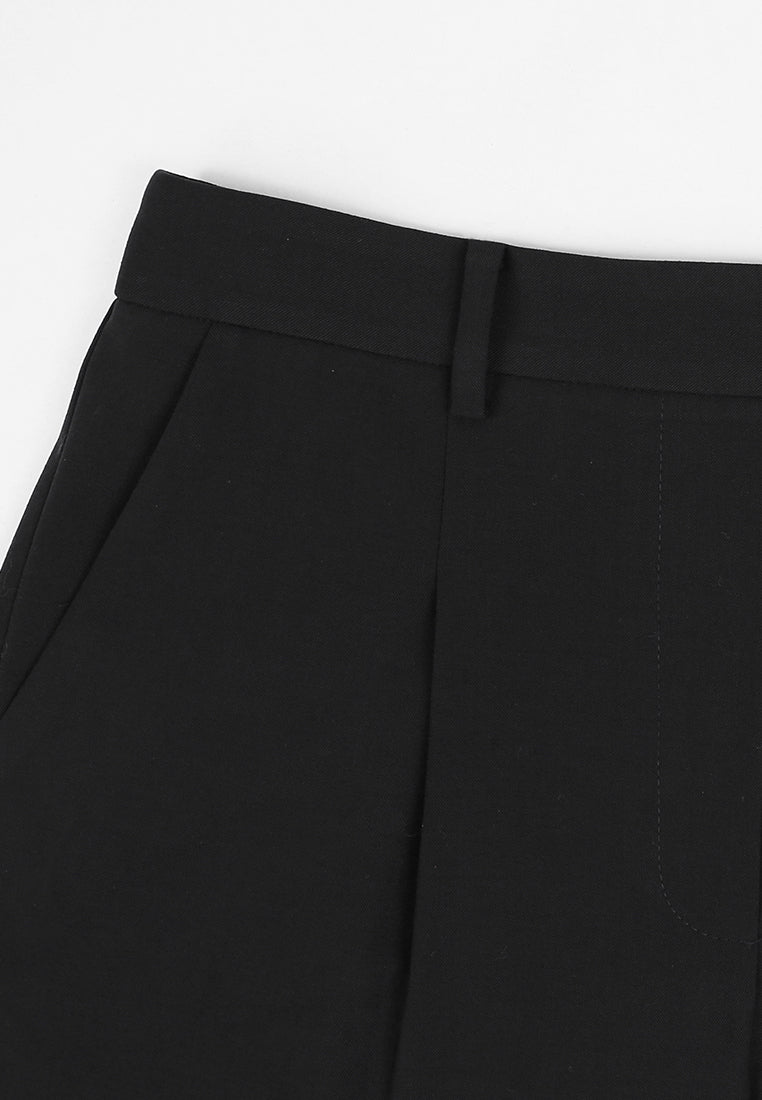Navy Crêpe Tailleur Trousers