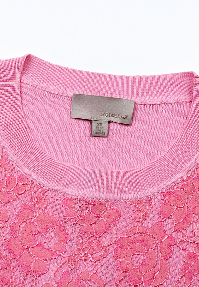 Blush Elegance Lace Top