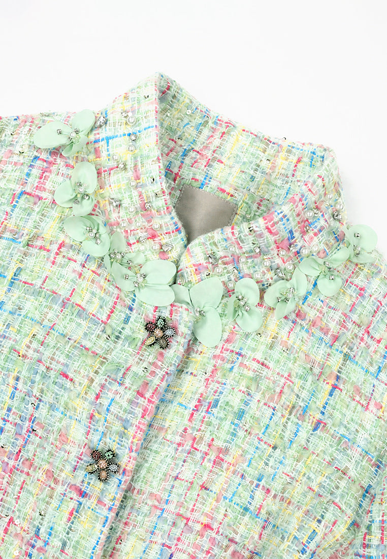 Pastel Tweed Mélodie Coat