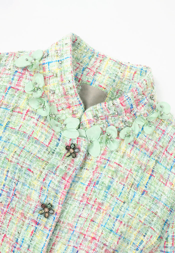 Pastel Tweed Mélodie Coat
