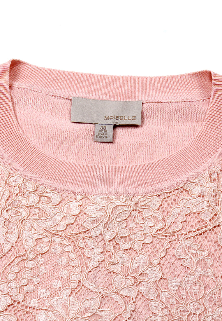 Blush Elegance Lace Top