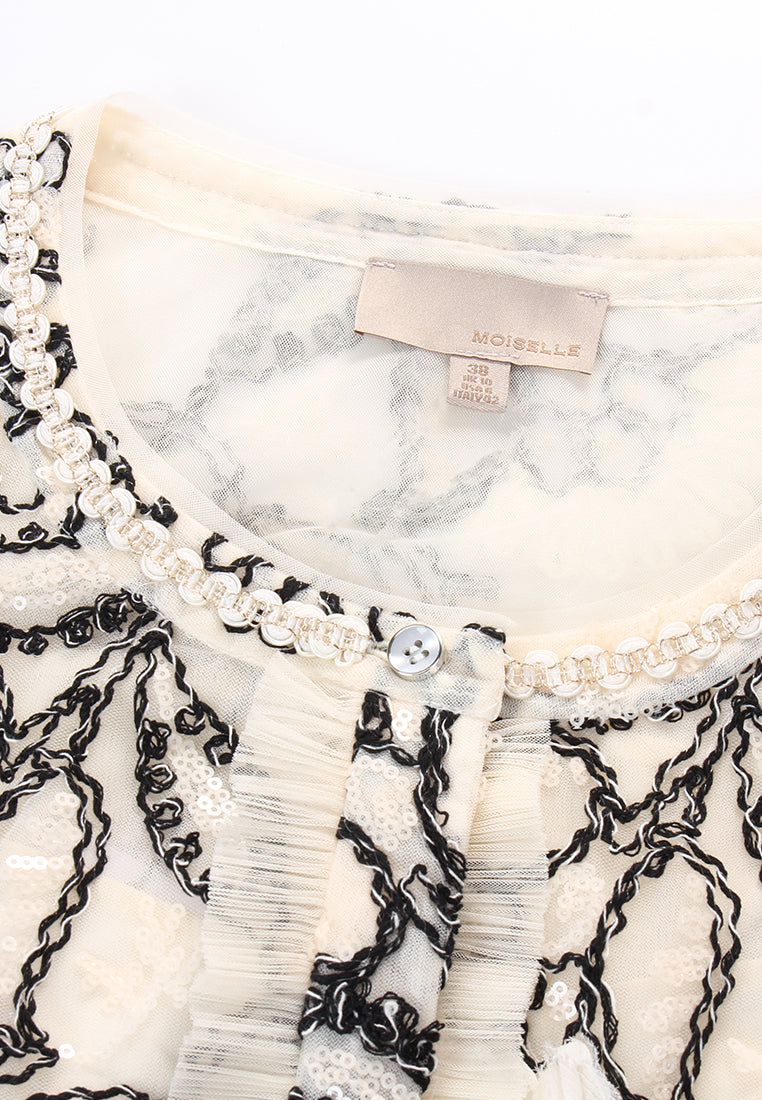Floral Dentelle Blouse