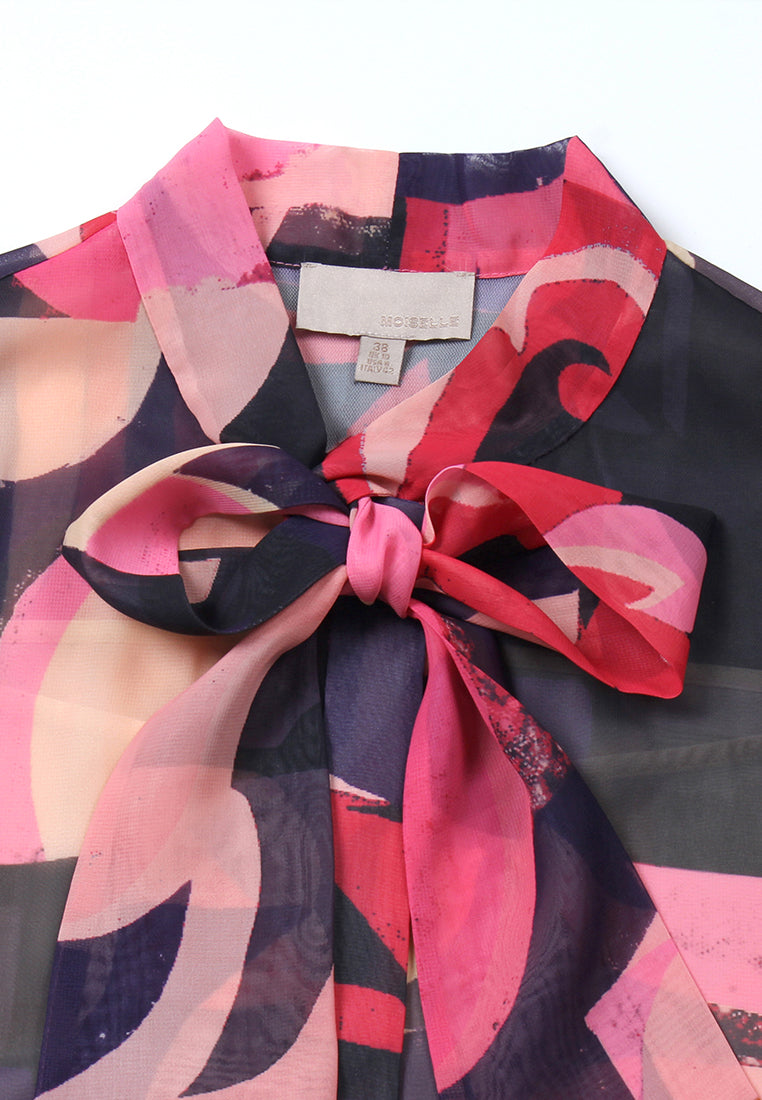 Aurora Flow Bow Blouse