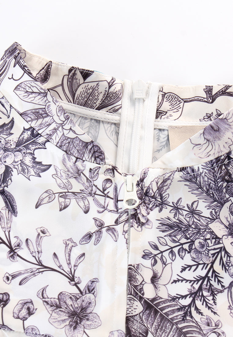 Bluejay Garden Print Dress