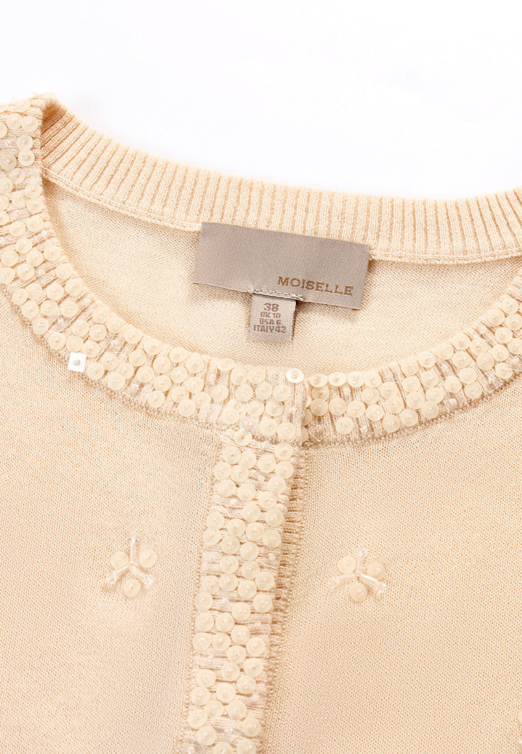 Champagne Jardin Orné Cardigan