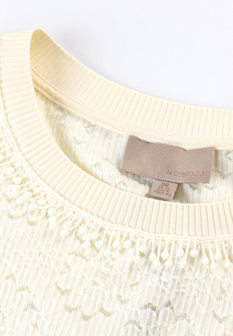 Fleur Stretched Ribbed Top