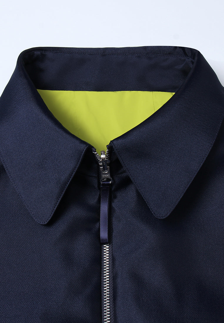 Cropped Luxe Tie-Waist Jacket