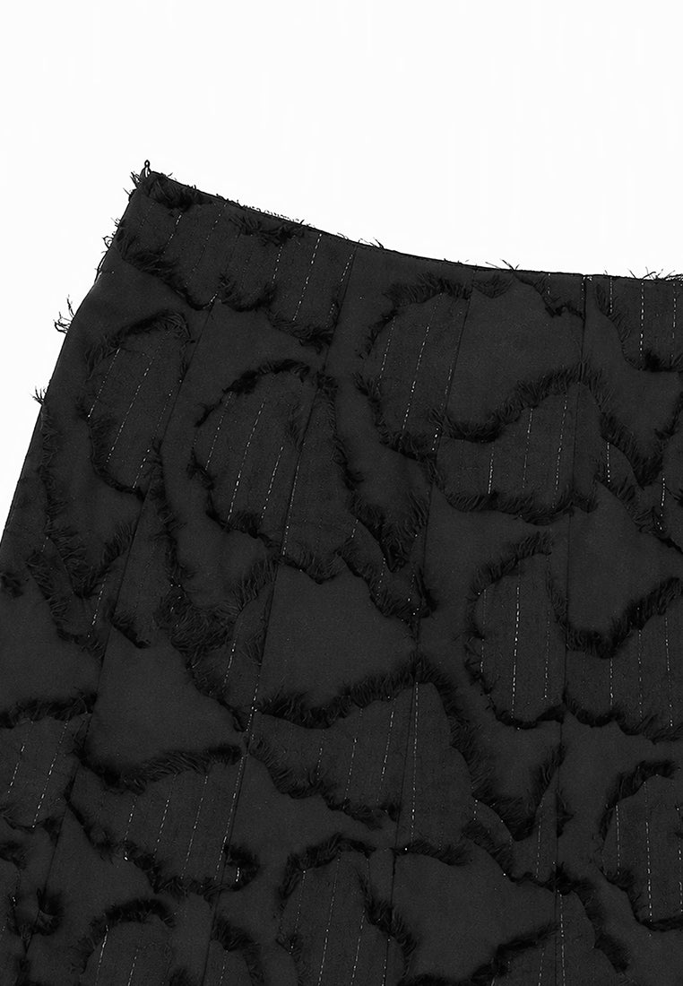 Noir Dentelle Arabesque Skirt