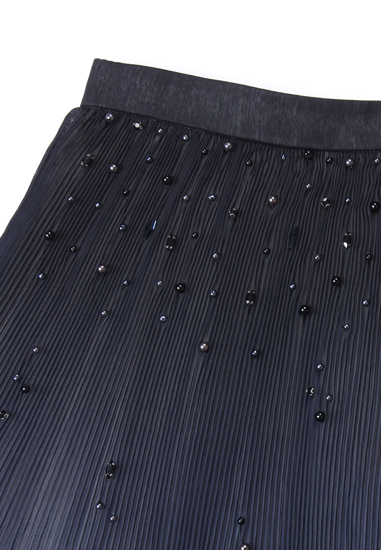 Snowdrop Ombre Pleated Skirt