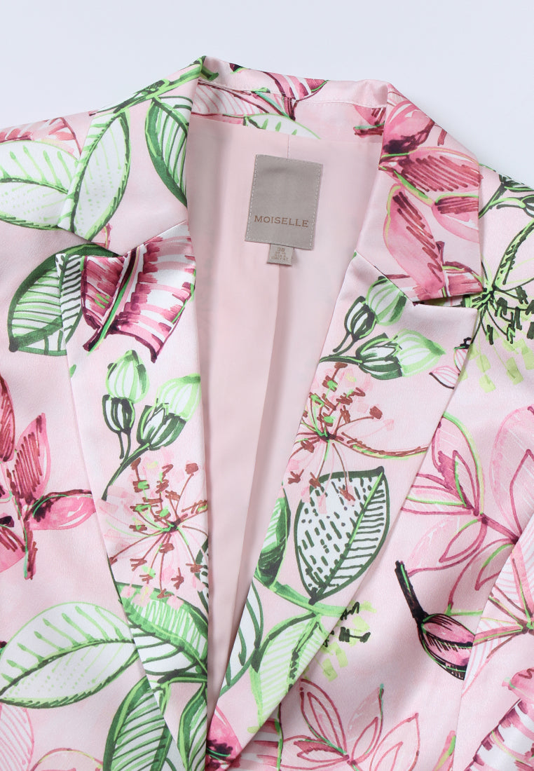 Floral Symphony Statement Blazer