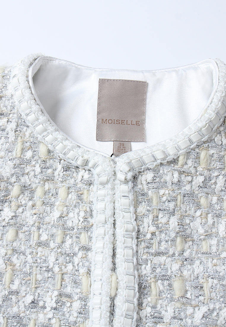 Champagne Tresse Tweed Jacket