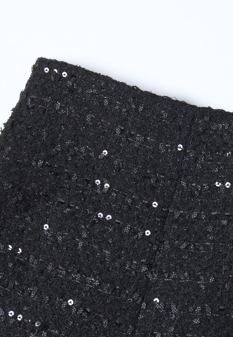 Ondée Shimmer Tweed Skirt