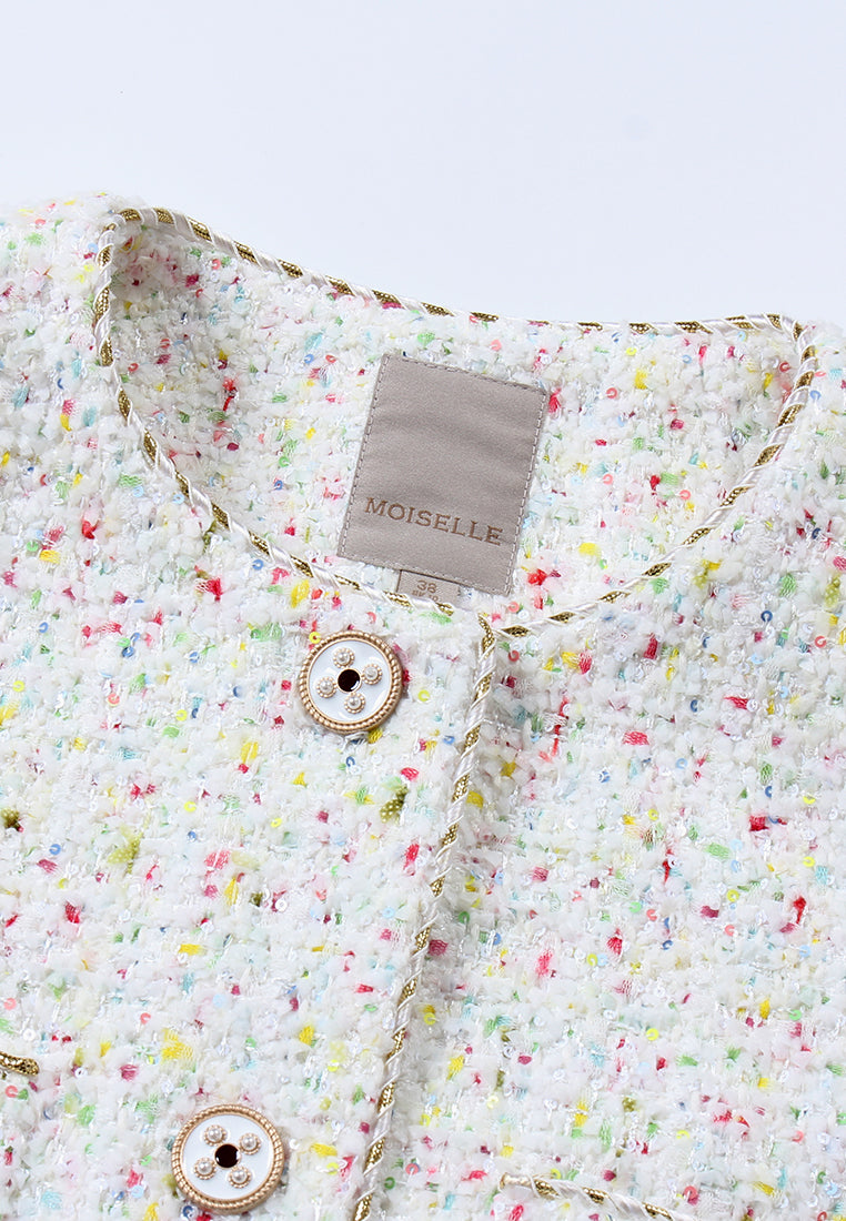 Chromatic Speck Tweed Jacket