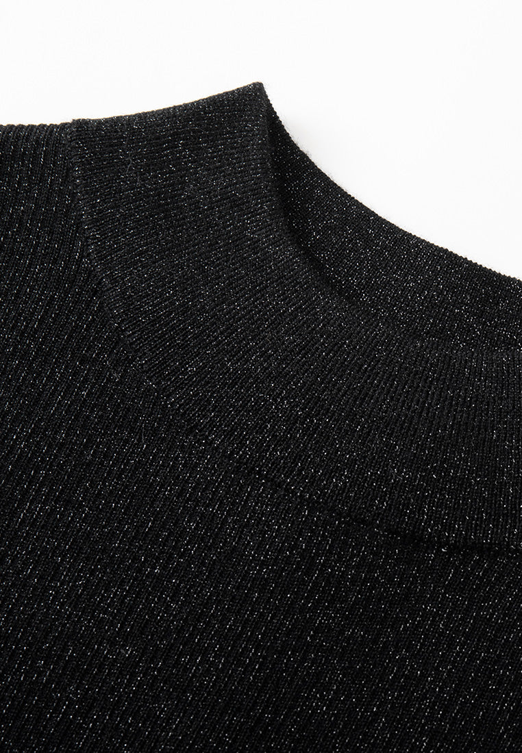 Logo-embroidered Ribbed-knit Crew-neck Top