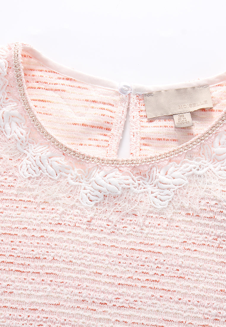 Knit Lace Trimmed Heritage Top