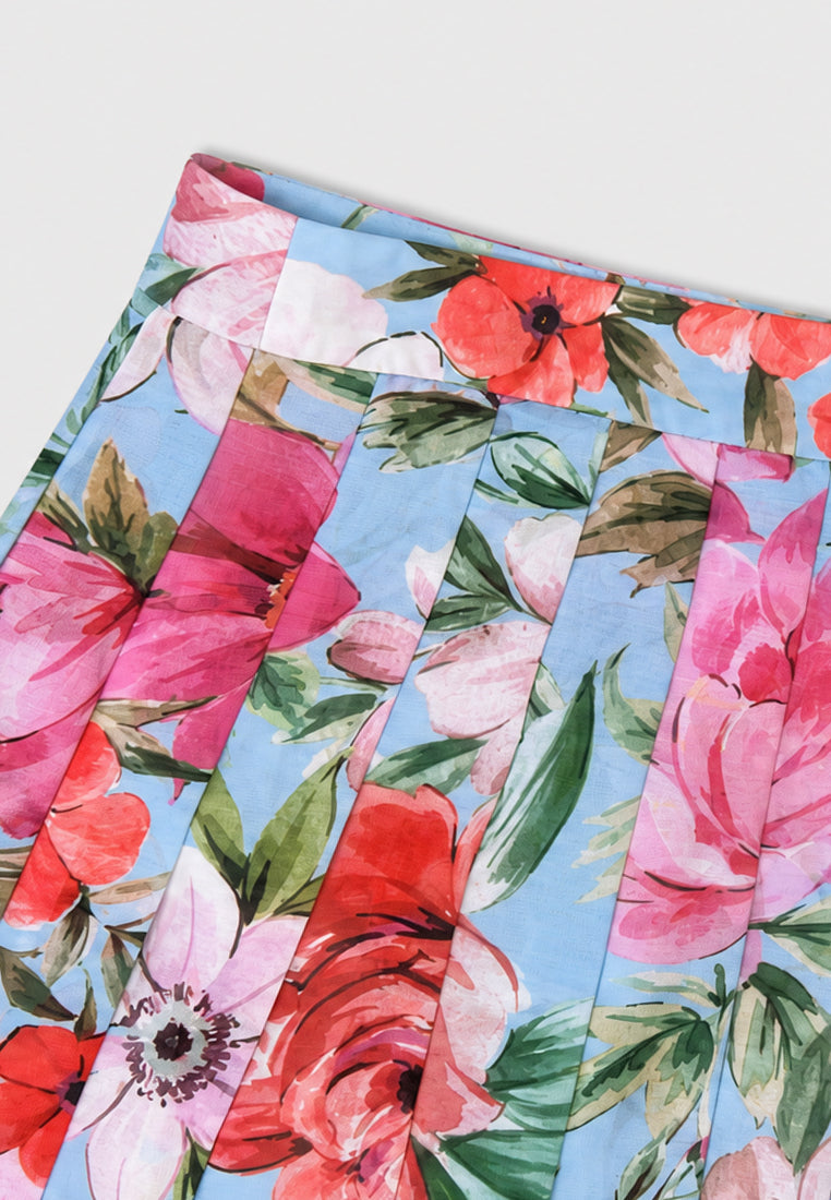 Bleu Florale Vibrance Skirt