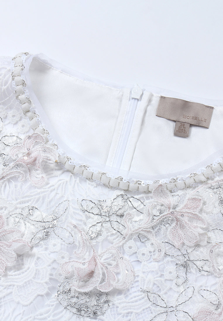 Ivory Lace Elegance Dress