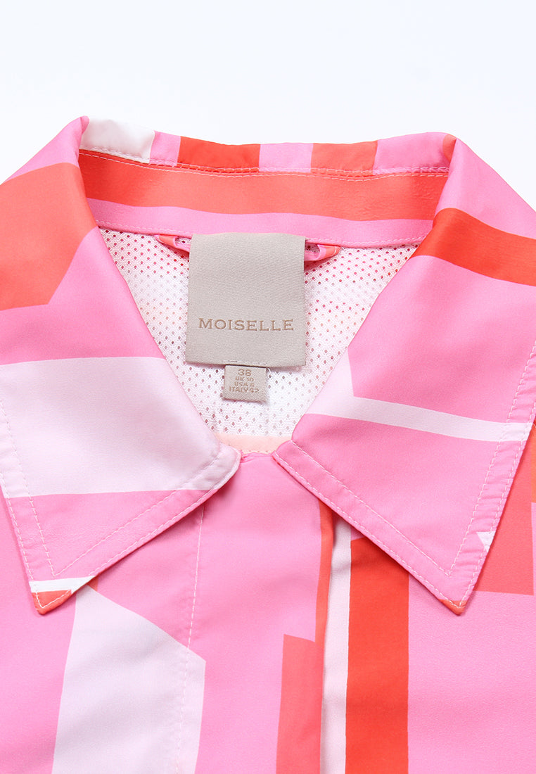 Prism Flow Geometric Jacket