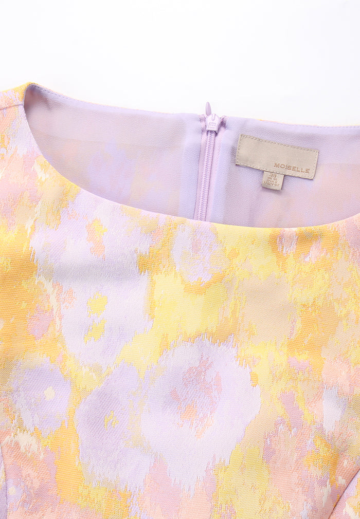 Watercolor Bloom Symphony Dress