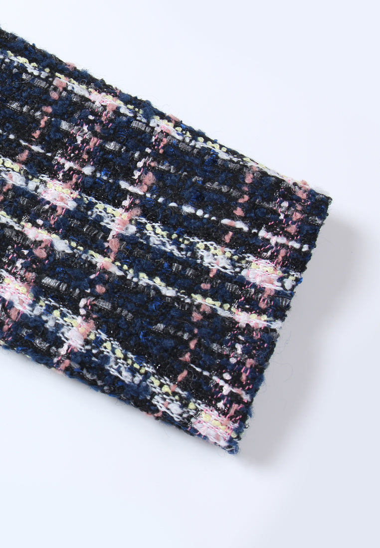 Élan Tweed Double-Breasted Blazer