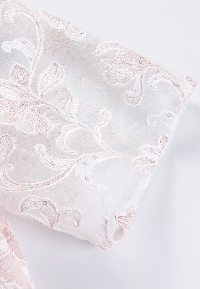 Rosé Dentelle Étoilé Dress