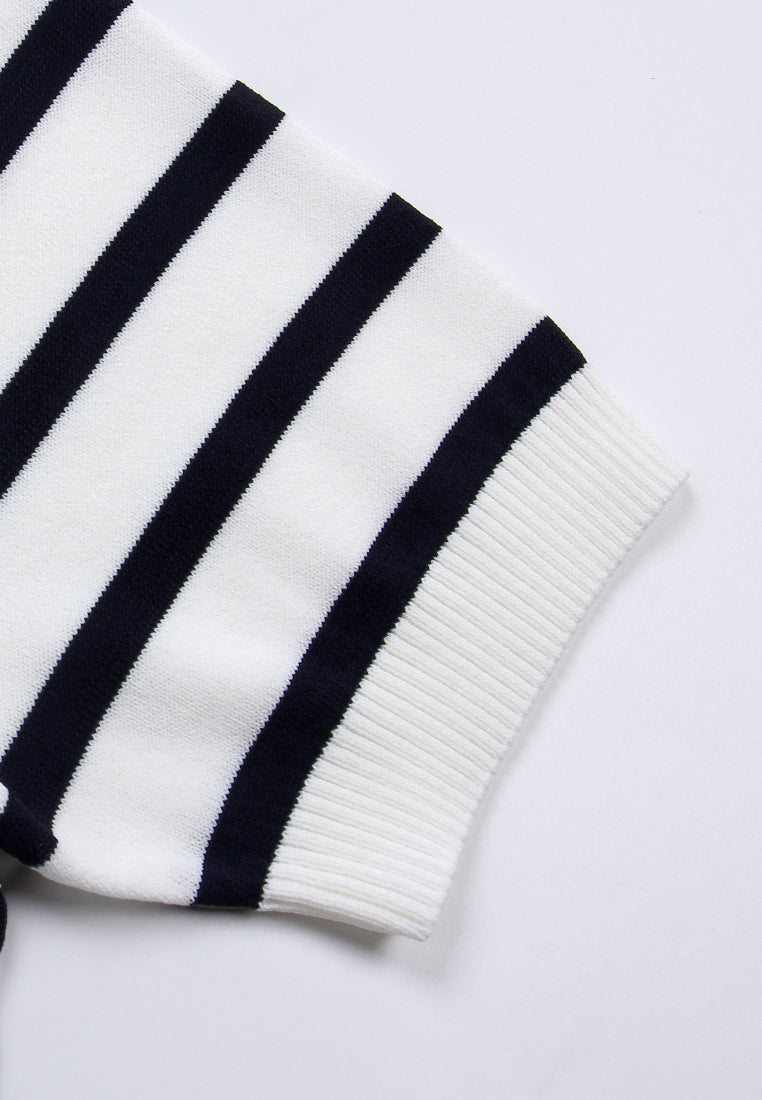 Nautical Striped Knit Top