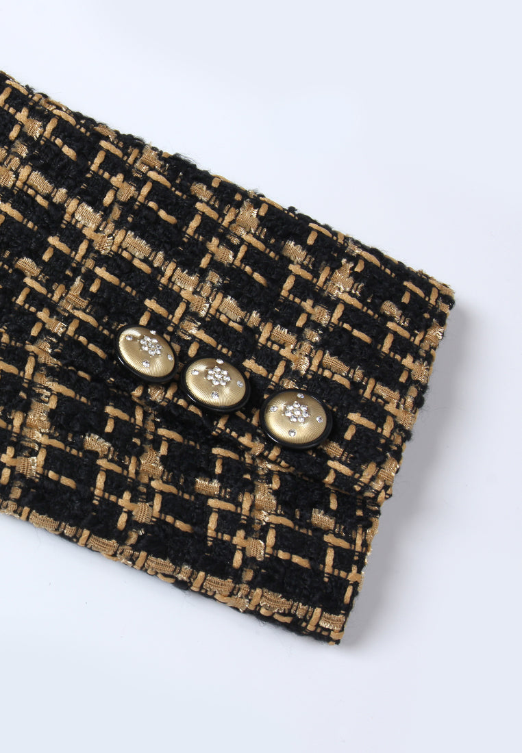 Ornée Check Tweed Tailored Jacket